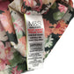 M&S Dress Age 5 Pink and Black Floral Elasticated Waist Cotton