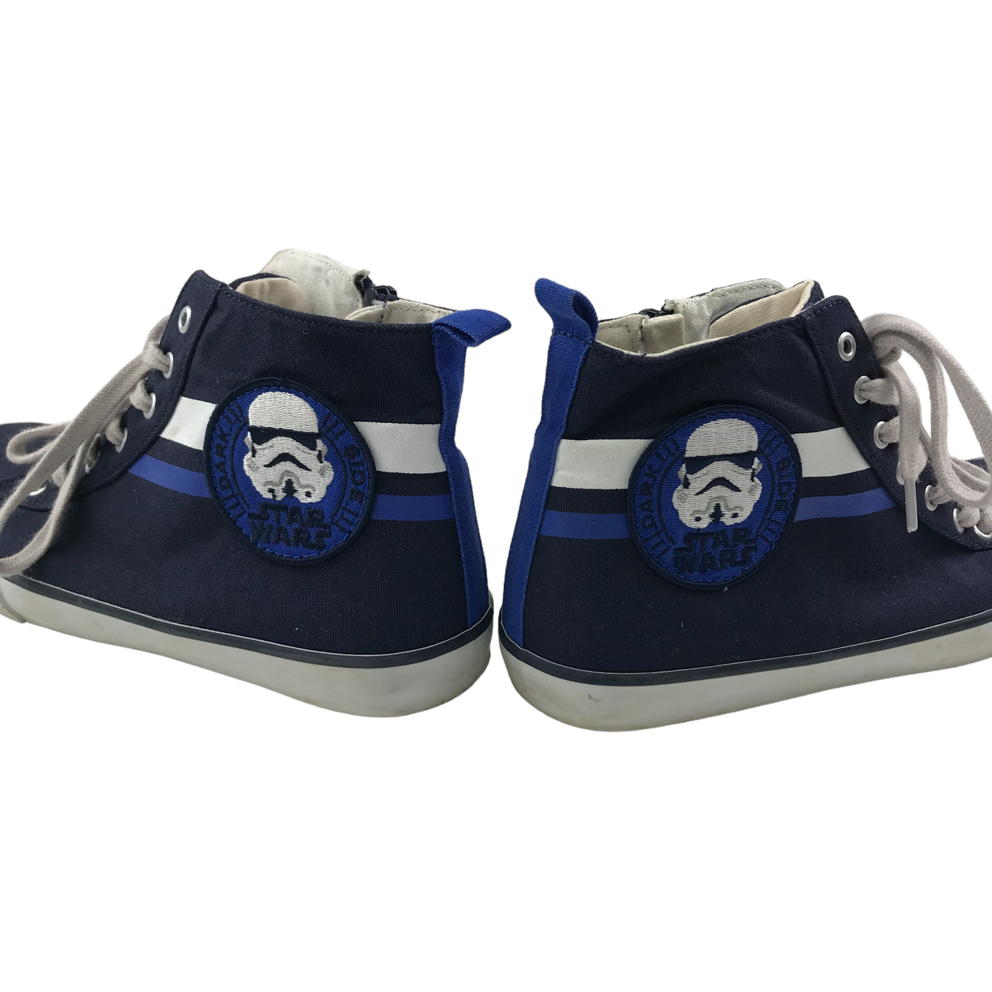GAP Star Wars Trainers Shoe Size 3 Navy High Tops Trainers