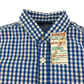 Sam & Sophie Shirt 13-14 Years Blue Gingham Check Cotton