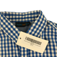 Sam & Sophie Shirt 13-14 Years Blue Gingham Check Cotton