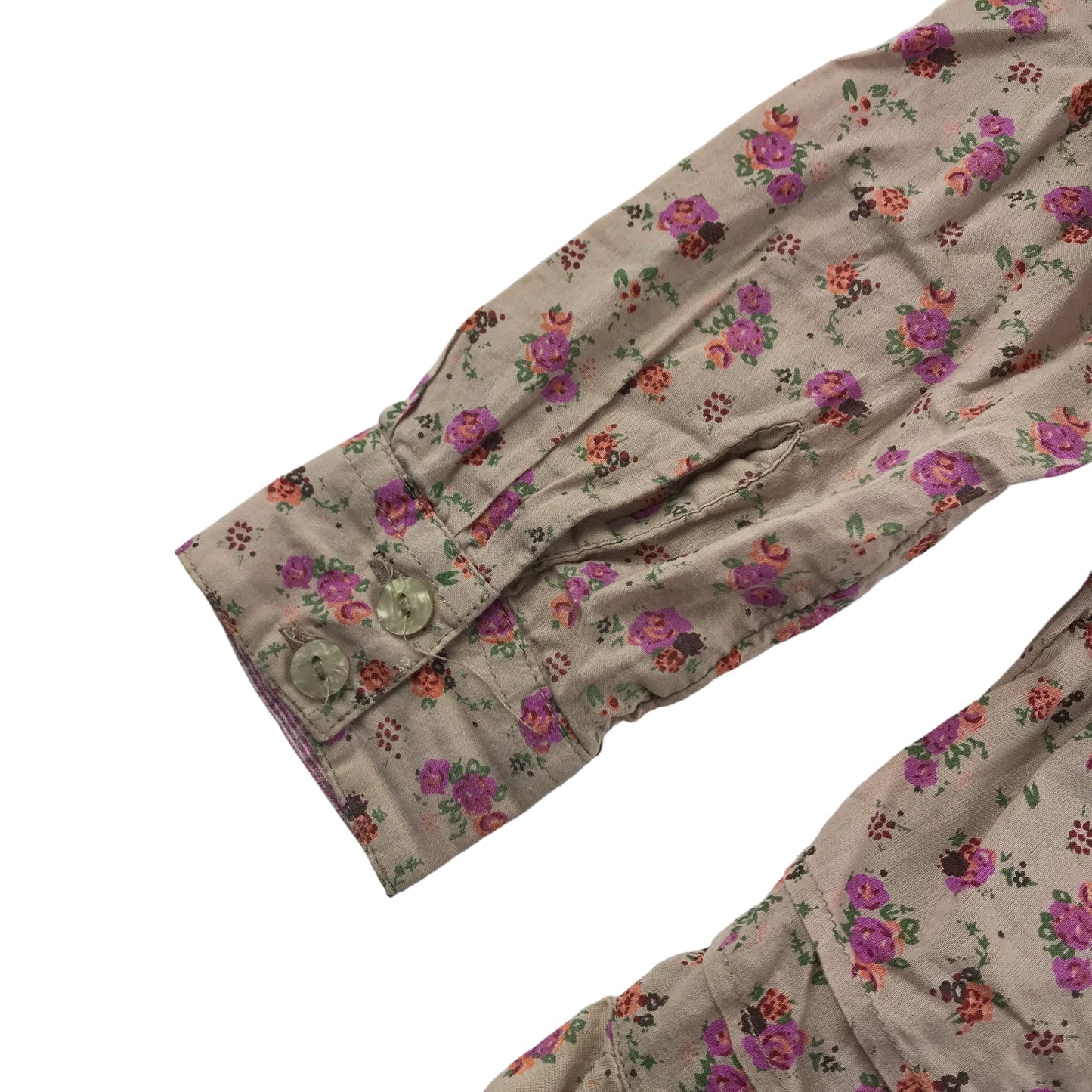 Palomino Blouse Age 4-5 Light Mauve with Floral Print Pattern