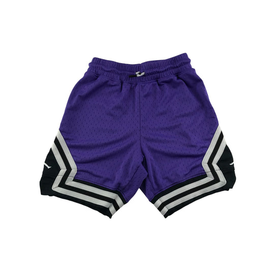 Jordan sport shorts 8-9 years purple with logo