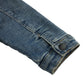 Next denim jacket 5-6 years light blue button up faux fur collar and interior