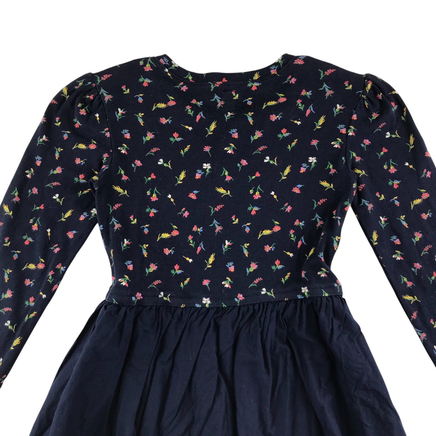 GAP dress 10-11 years black with floral long sleeve top