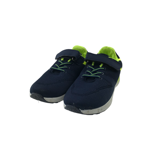 XL Trainers Shoe Size 2 Navy Breathable Trainers