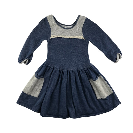 Bonnie Jean dress 9-10 years blue with grey detailing