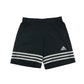 Adidas sport shorts 9-10 years black with white detailing 3 stripes