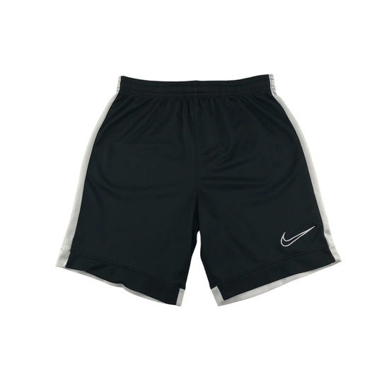 Nike sport shorts 9-10 years black with white detailing and logo