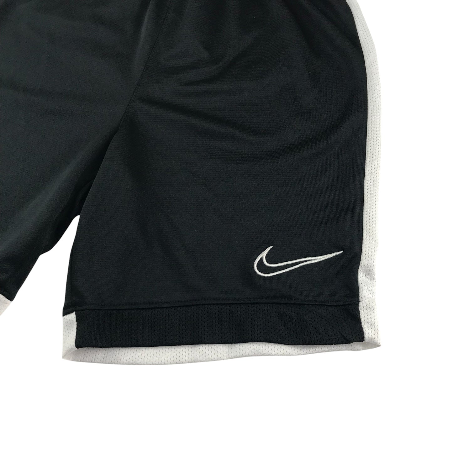 Nike sport shorts 9-10 years black with white detailing and logo