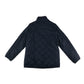 Zara light jacket 5-6 years navy quilted removeable zipper sleeves