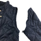 Zara light jacket 5-6 years navy quilted removeable zipper sleeves