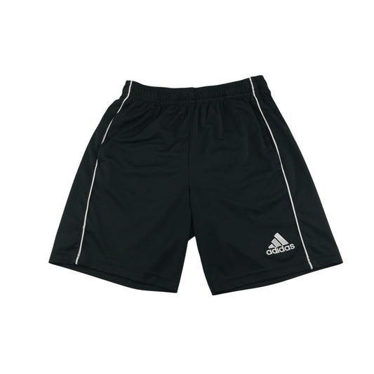 Adidas sport shorts 13-14 years black with white detailing