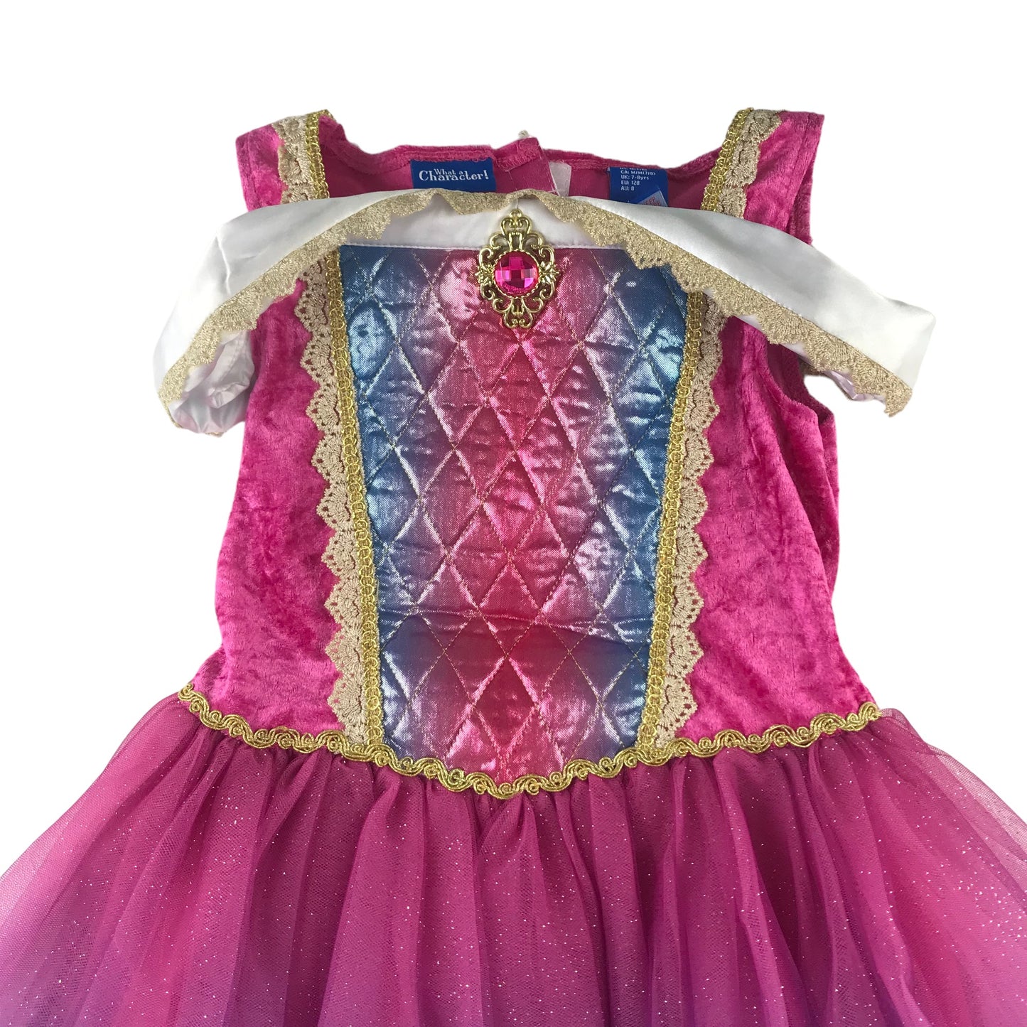 What's that Character Costume 7-8 Years Pink Princess Dress