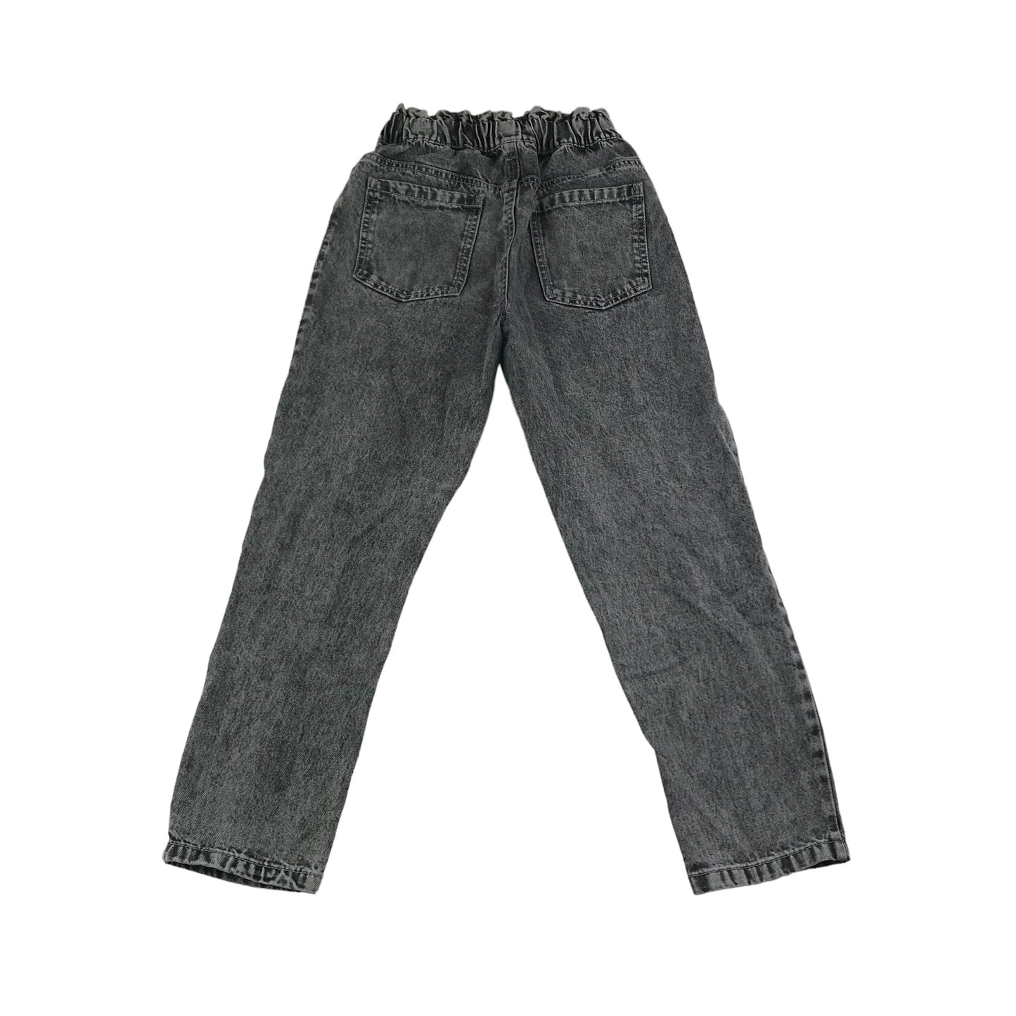 Tu Jeans Age 10 Grey Stone Wash Effect High Waist Cotton