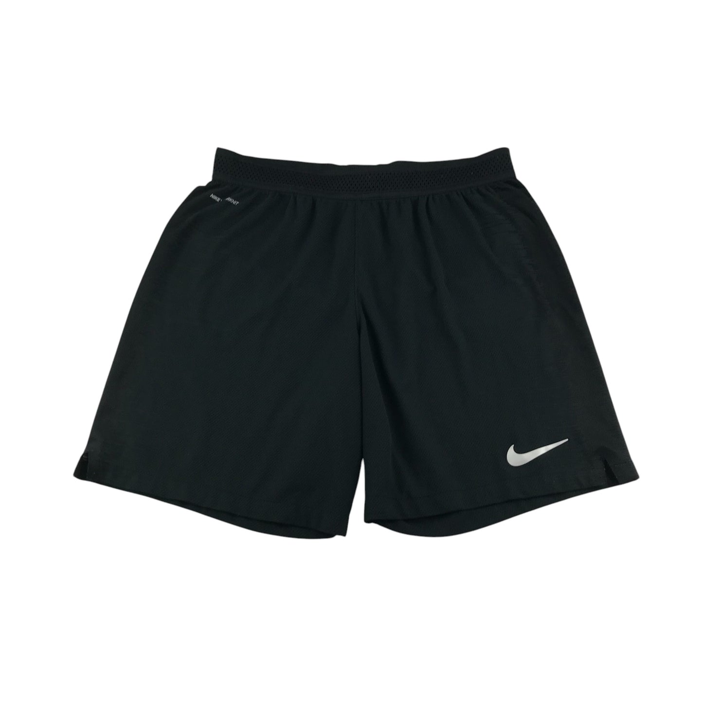 Nike sport shorts men's M black vaporknit with white logo