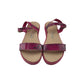 George Sandals Shoe Size 4 Fuchsia Scale Design