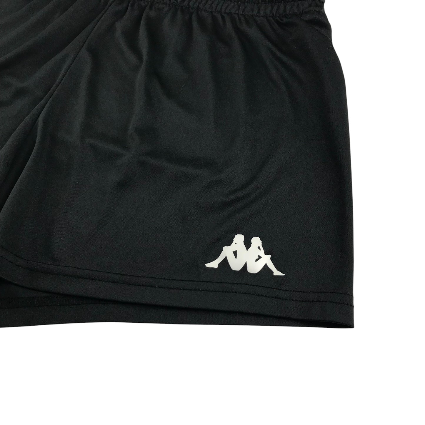 Kappa sport shorts men's L black with white logo