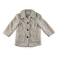 F&F coat 7-8 years white fuzzy faux fur button up