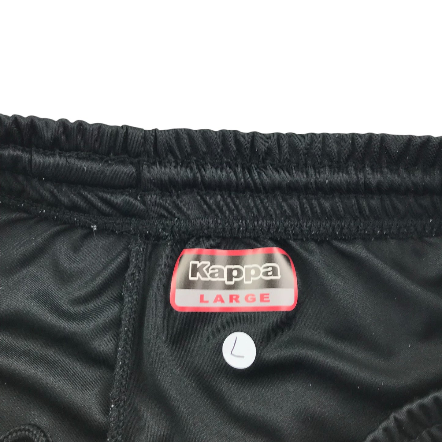 Kappa sport shorts men's L black with white logo