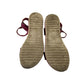 George Sandals Shoe Size 4 Fuchsia Scale Design