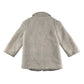 F&F coat 7-8 years white fuzzy faux fur button up