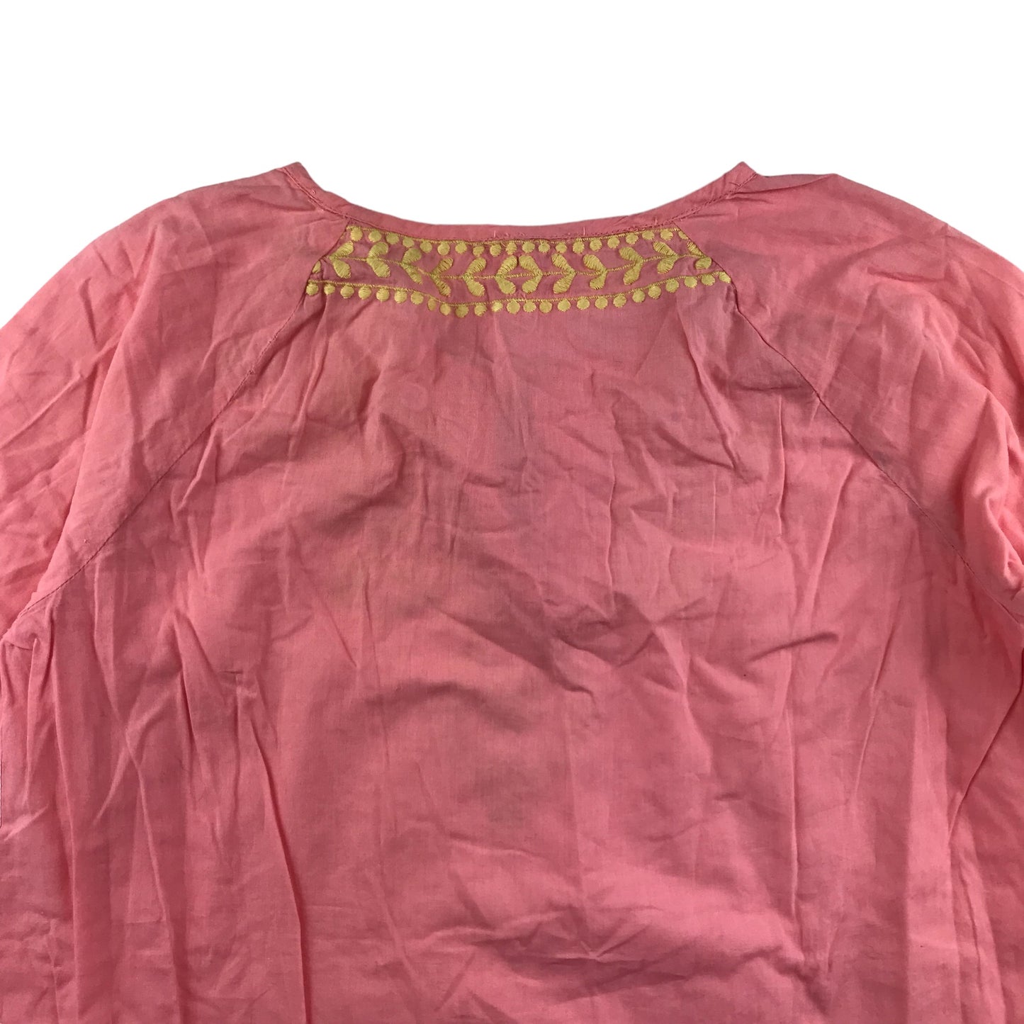 HotStuff Blouse Age 12-13 Pink with Embroidery Detailing