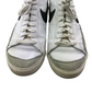 Nike Trainers Shoe Size 9 White Flat Soles with Laces
