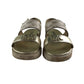 Michael Kors sandals shoe size 11.5 junior gold with logos
