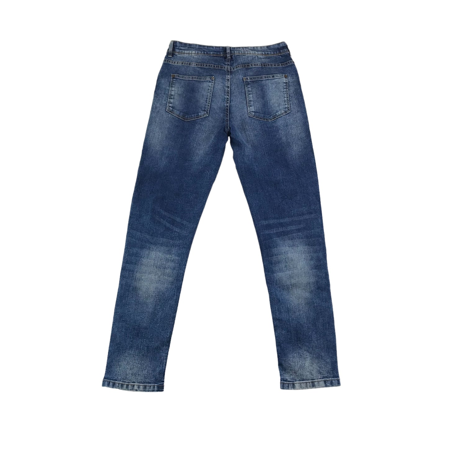 Next Jeans Age 14 Plus Blue Slim Stretchy Stone Wash Effect