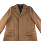 M&S coat 10-11 years brown hidden button up wool mix