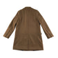 M&S coat 10-11 years brown hidden button up wool mix