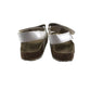 M&S sandals shoe size 10 junior white straps