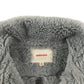 Catimini coat 5-6 years grey rustic colour with faux fur collar and wrists