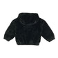 Tu coat 5-6 years black fuzzy faux fur full zipper