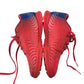 Puma Ultra artificial turf football boots shoe size UK 12 junior red and blue
