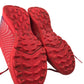 Puma Ultra artificial turf football boots shoe size UK 12 junior red and blue