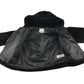 Primark coat 9-10 years black fuzzy faux fur full zipper