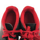 Decathlon football boots shoe size UK 10.5 junior black and red artificial grass