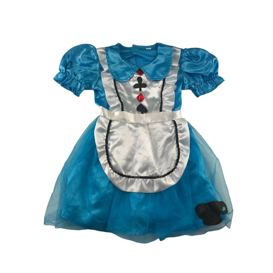 Costume 4-6 Years Blue Alice in the Wonderland Dress