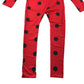 Rubie's Ladybird Costume 6-8 Years Red Polka-dot Onesie