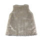 Tu Faux fur gilet 11-12 years beige fluffy sleeveless vest top