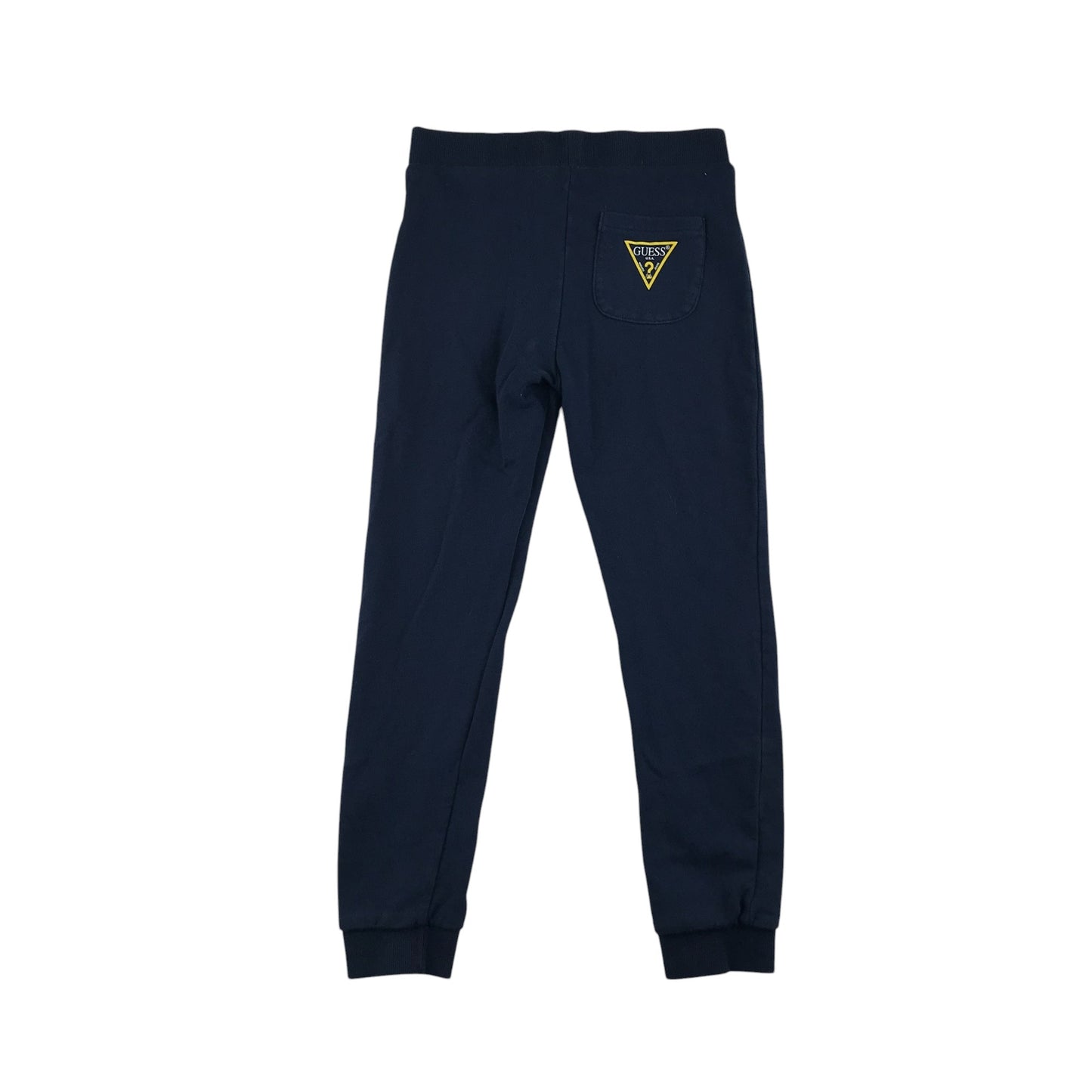 Guess Joggers 7-8 years navy plain with logo cotton