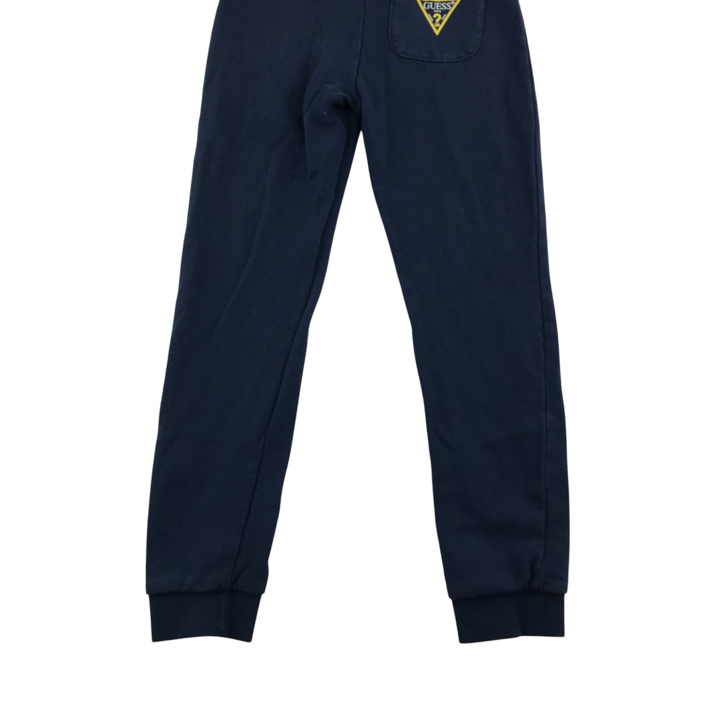 Guess Joggers 7-8 years navy plain with logo cotton