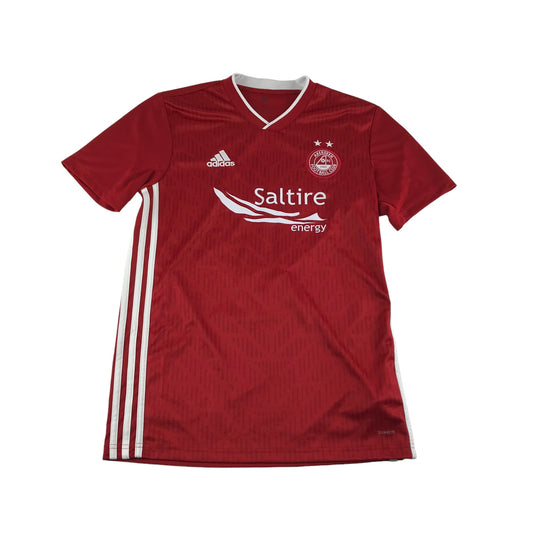 Adidas Aberdeen FC Football Jersey Size S Red Short Sleeve Climalite