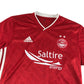 Adidas Aberdeen FC Football Jersey Size S Red Short Sleeve Climalite