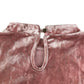 Nutmeg blouse 10-11 years pink velvet-style short sleeve top