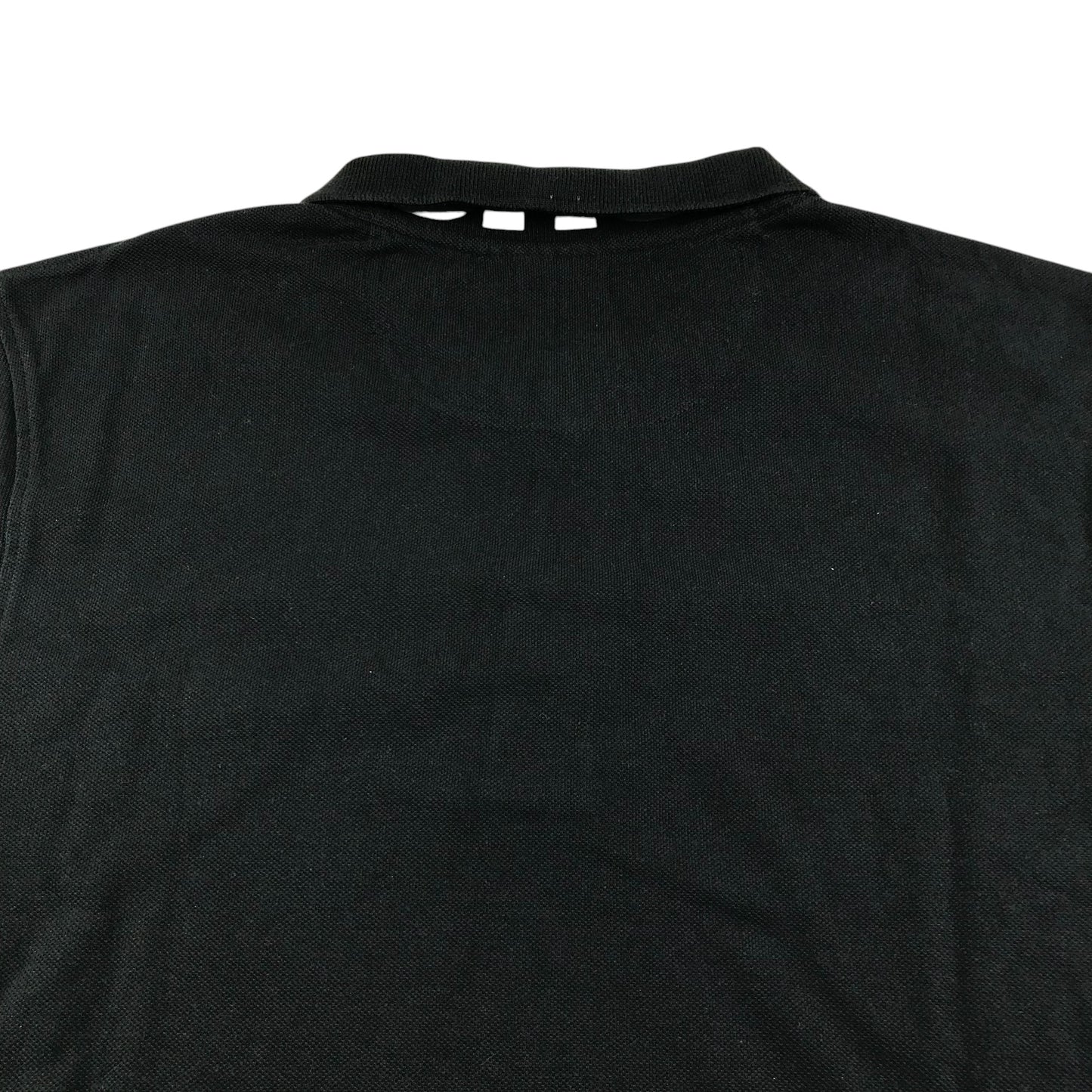 Bench Polo shirt men's L black plain with logo