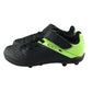 Decathlon football boots shoe size 9.5C kids black and neon plastic moulded studs