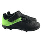 Decathlon football boots shoe size 9.5C kids black and neon plastic moulded studs
