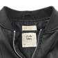 H&M Bomber Jacket 10-11 Years Black with Sleeve Stitch Detail